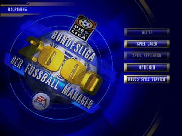 Bundesliga 2000 - Der Fussball-Manager (GE) screen shot title